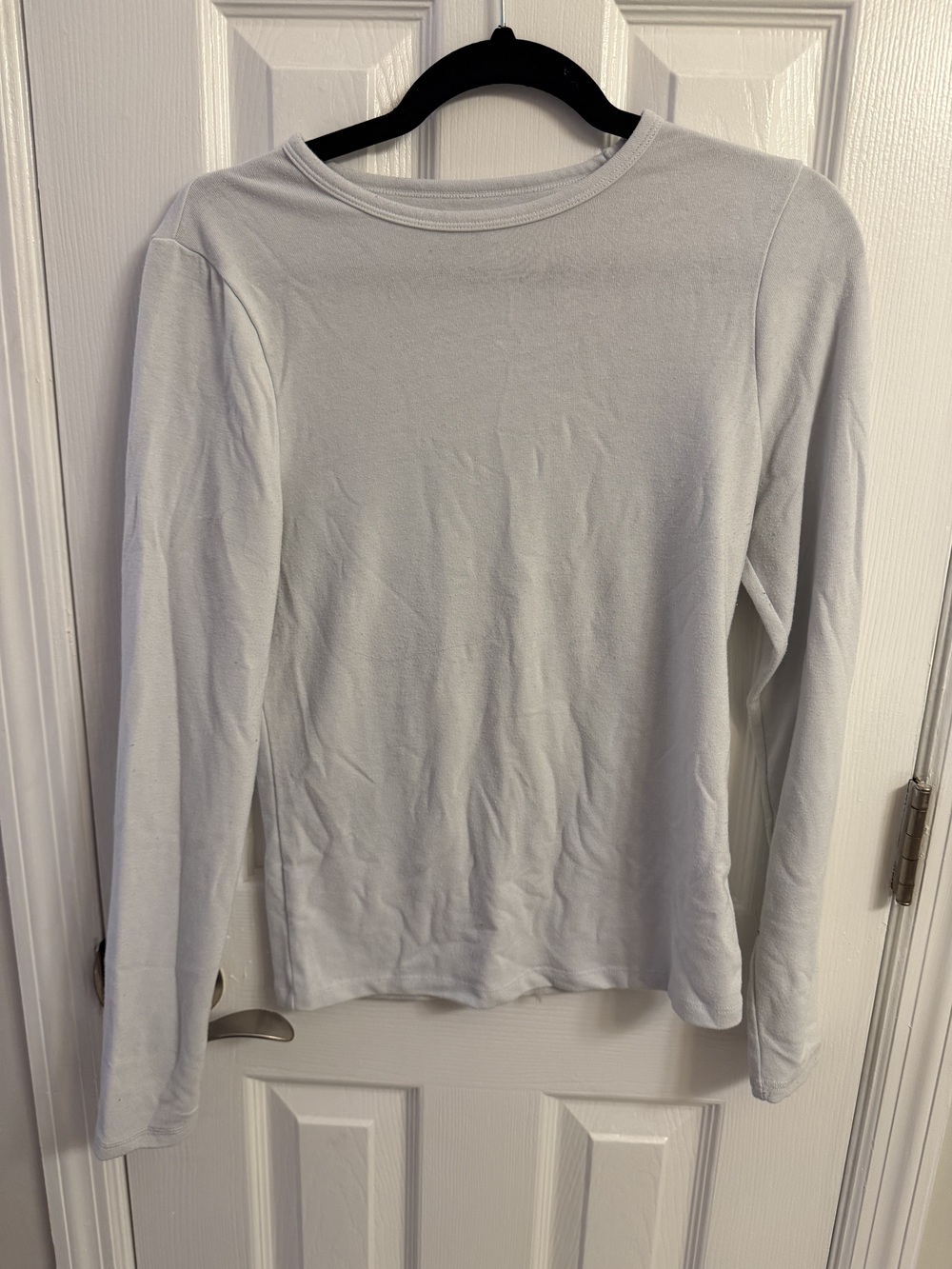 Abercrombie Essentials Powder Blue Long Sleeve Tee Size M